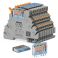Реле ультратонкое с колодкой DIN в сборе RY-ELE RS-1C-D24L+RS1C-6/24-T (1NO+1NC/24VDC)
