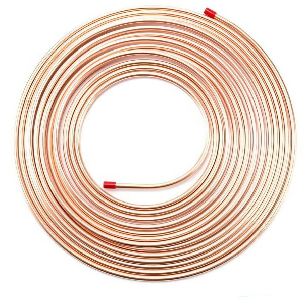 Труба медная для кондиционеров SHT 1/4"(6,35х0,76х15м) ASTM B280 Standart, 15 метров/бухта